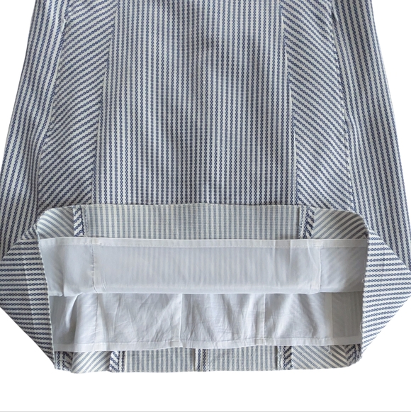Theory Helaina A Line Dress in Sayre Stripe Size 12 - Picture 9 of 11